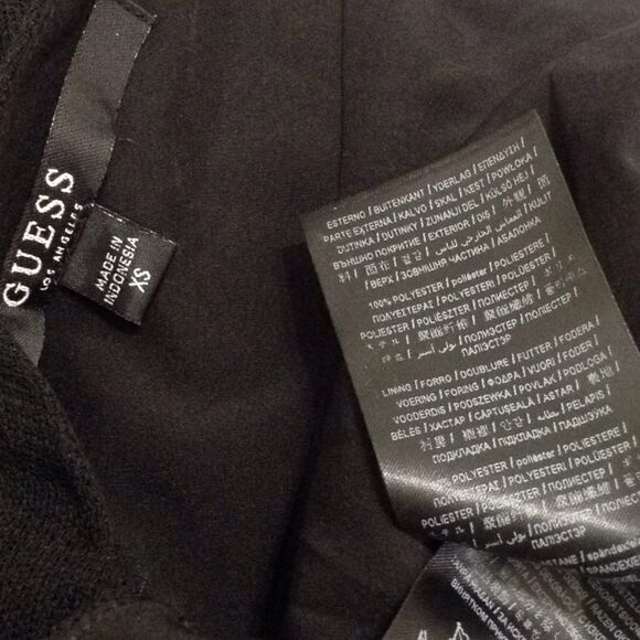 Guess Los Angles XS Jet Black SL TURNER ROMPER - Picture 8 of 8